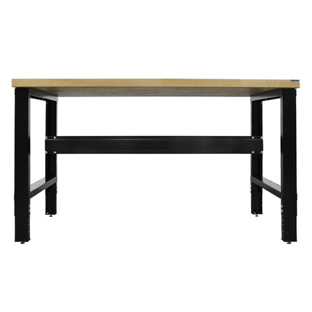 Borroughs Leveling Feet Adjustable Height Workbench, Hardwood, 72" W, 36" Height, 2000 lb., Straight WB320-161